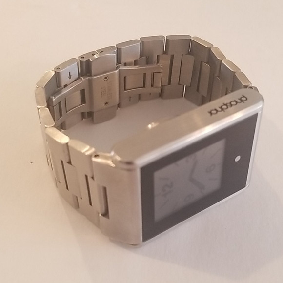 Unisex PHOSPHOR Touch Time E-ink Stainless Watch Rare - Picture 5 of 7